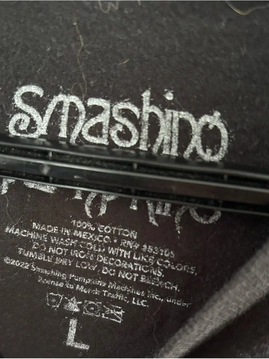 The Smashing Pumpkins Tshirt intoxicated with the madness front/back print sz L - Picture 2 of 3